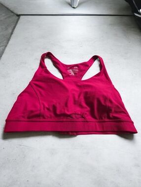 Burgundy Racerback Sports Bra